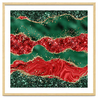 Christmas Glitter Agate Texture 06