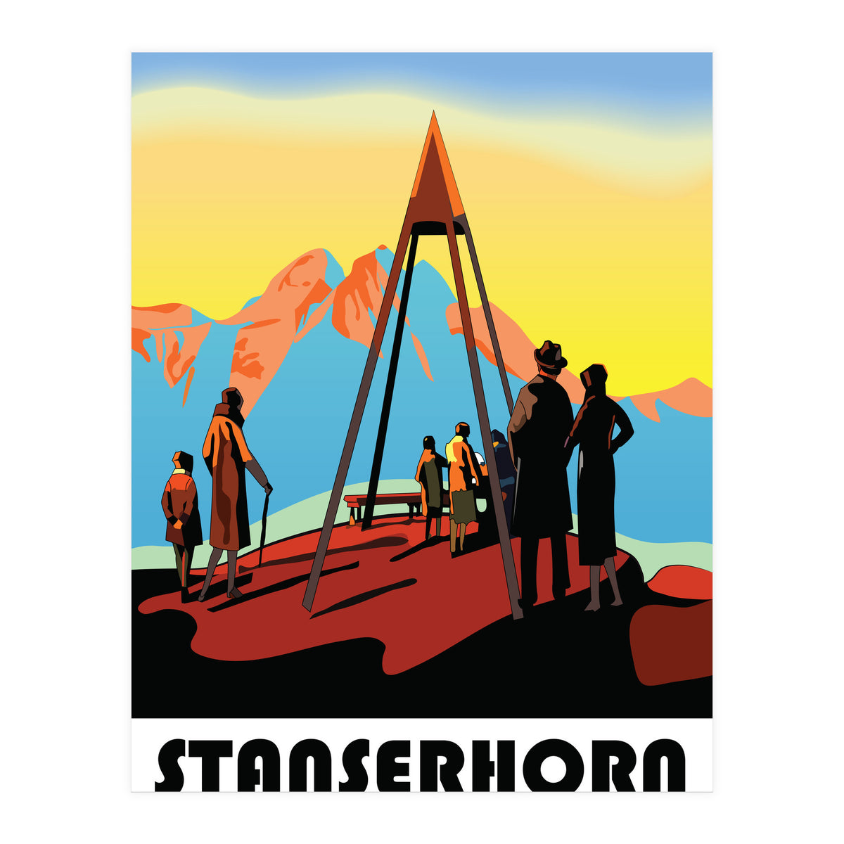 Stanserhorn, Viewpoint, Switzerland (Print Only)