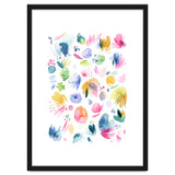 Abstract Watercolor Summer Flowers I thumbnail