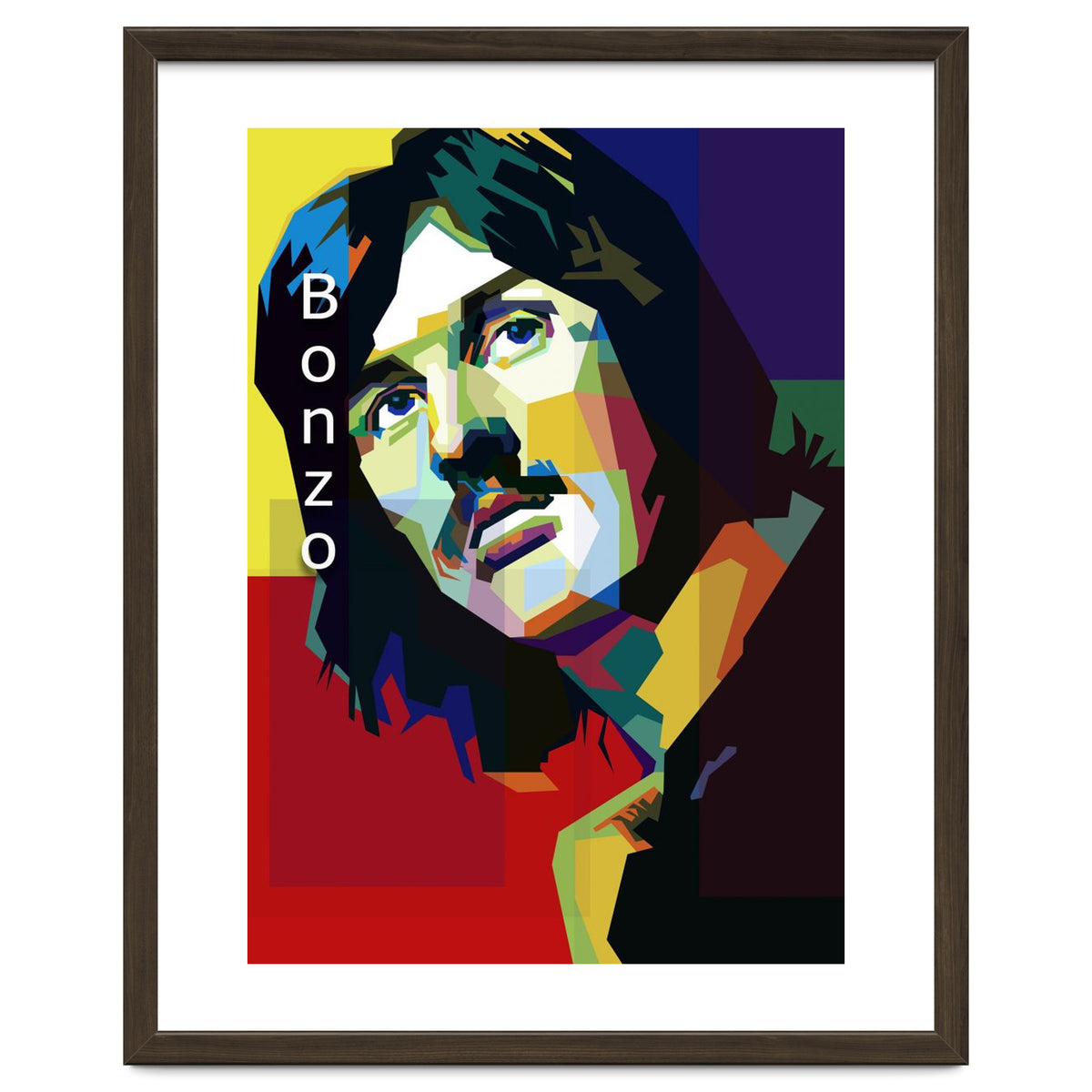 John Bonham Led Zeppelin Pop Art WPAP