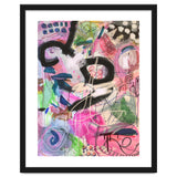 Crazy Town Multimedia Abstract Art Print Large Wall Art Poster Viddy Pop Mood Room thumbnail