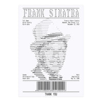 Receipt Art Frank Sinatra (Print Only)