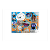 Abstract Collage 3 D Material Design Original (Print Only) thumbnail