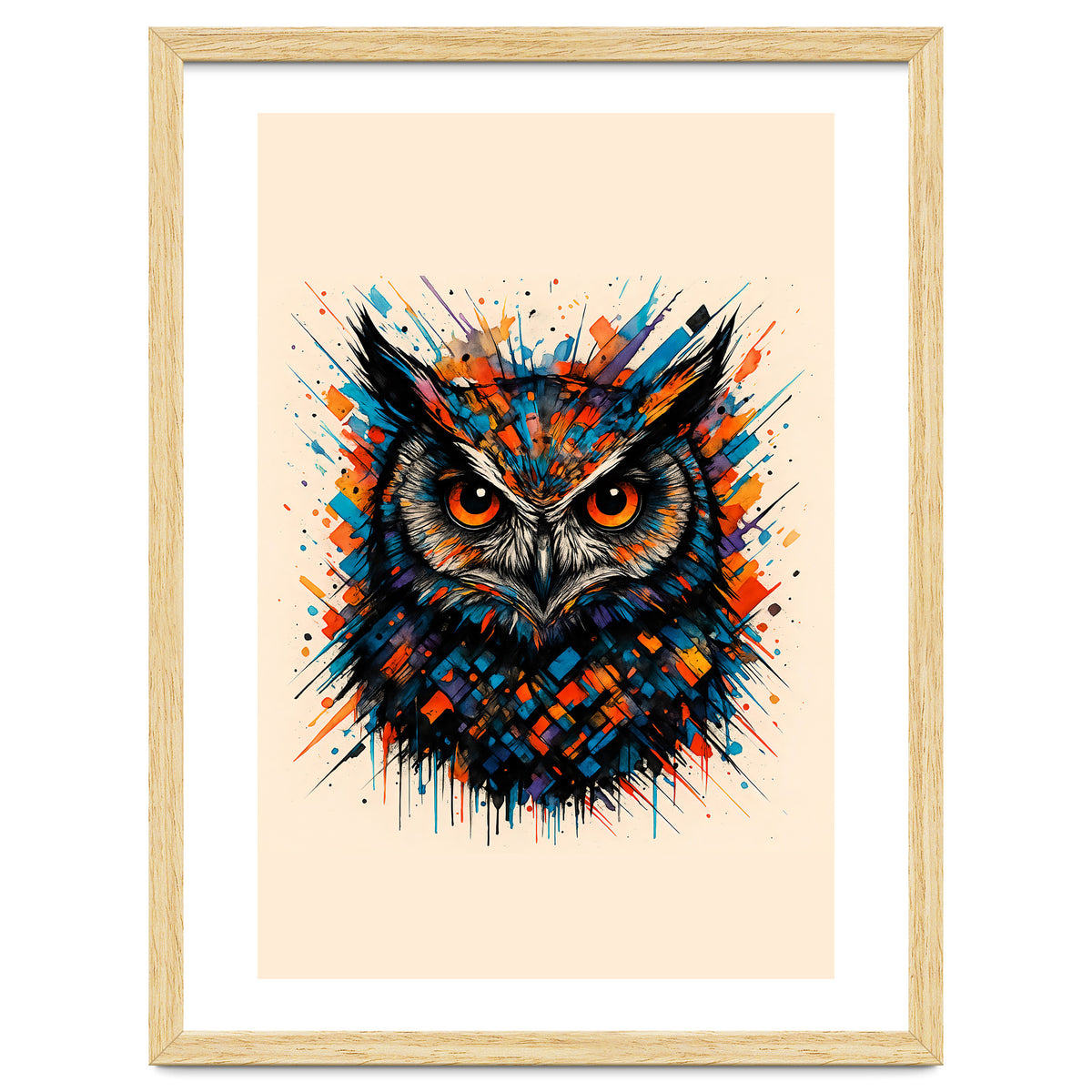 Owl Animal Watercolor