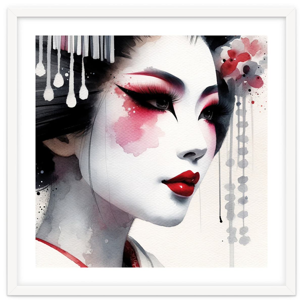 Porcelain Bloom Modern Geisha