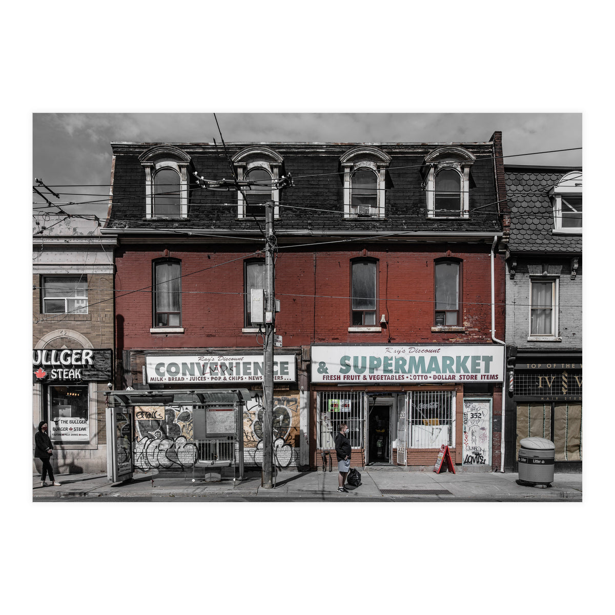 Nos 350 - 352 Queen St E 1 Color Version (Print Only)