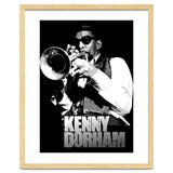 Kenny Dorham Jazz Trumpeter in Grayscale thumbnail