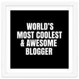 World's most coolest and awesome blogger thumbnail