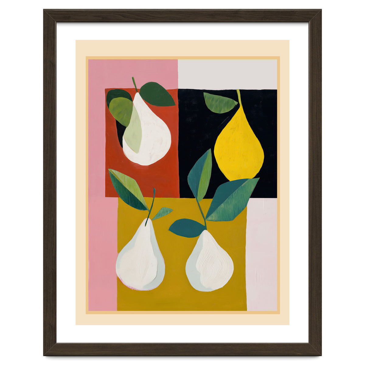 Modern Pears Still Life II