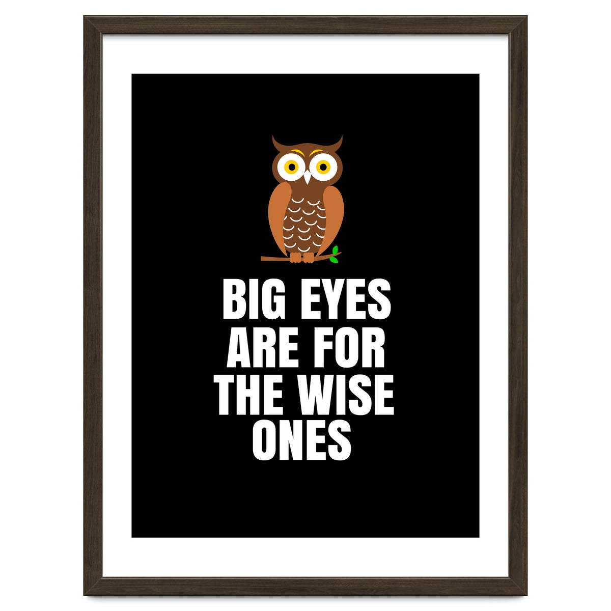 Big Eyes Are For The Wise Ones