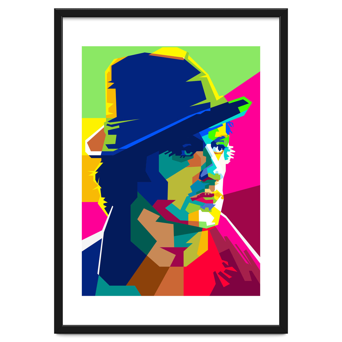 Sylvester Sly Stallone American Actor Pop Art WPAP