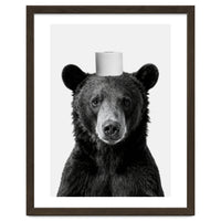 Bear, Toilet Paper Crown, Nursery Animal Art for Children