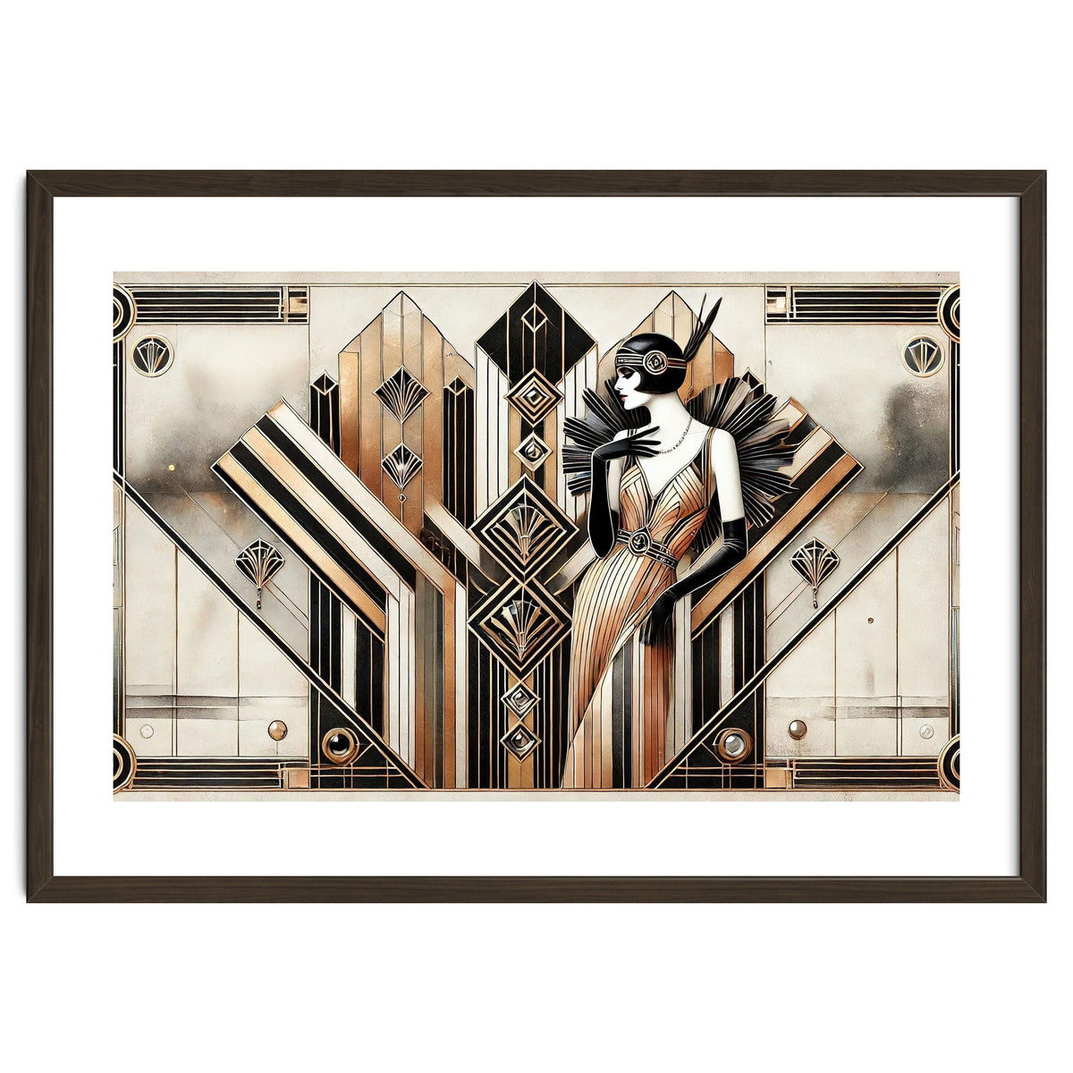 Gatsby Glamour Art Deco Scene