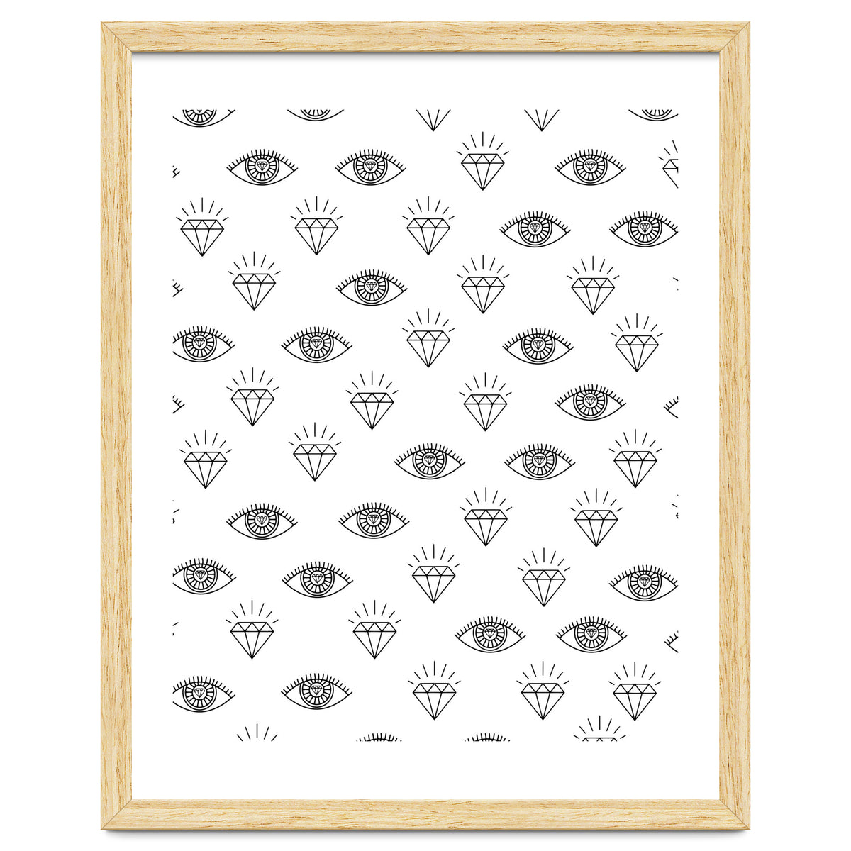 Diamond Eyes #society6 #decor #buyart