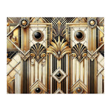 Art Deco Gold Geometric Pattern (Print Only) thumbnail