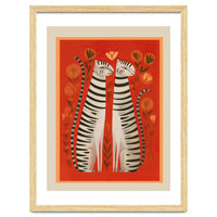 Striped Cat Pair