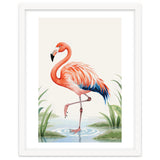 Flamingo Watercolor Illustration thumbnail