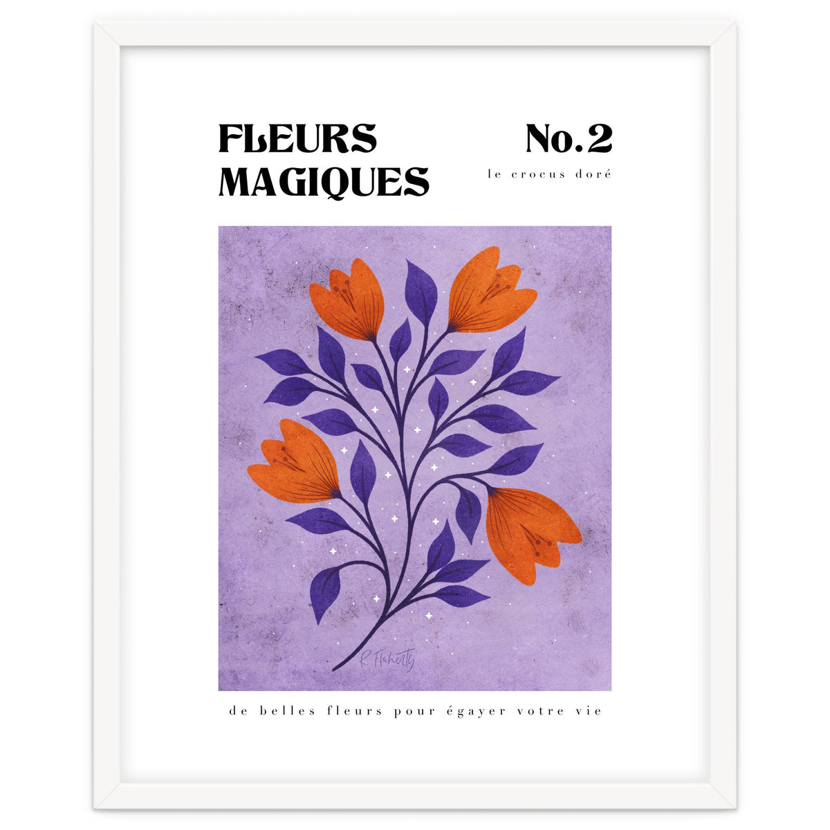 Magical Flowers No.2 Golden Crocus