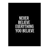 Never believe everything you believe  (Print Only) thumbnail