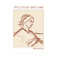 Tricoteuse Bretonne – William Bouguereau (Print Only)