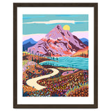 Alice In Wonder Valley, Nature Landscape Floral Positivity Meadow, Mountains Travel Pastel Bohemian Eclectic Spring, River Hope Vintage Good Vibes thumbnail