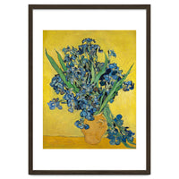 Irises. Date: May 1890, Saint-Rémy-de-Provence. Dimensions: 92.7 cm x 73.9 cm, 111.5 cm x 92.9 cm.