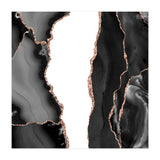 Black & Rose Gold Agate Texture 07  (Print Only) thumbnail