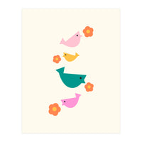 Birds & Flowers (Print Only)