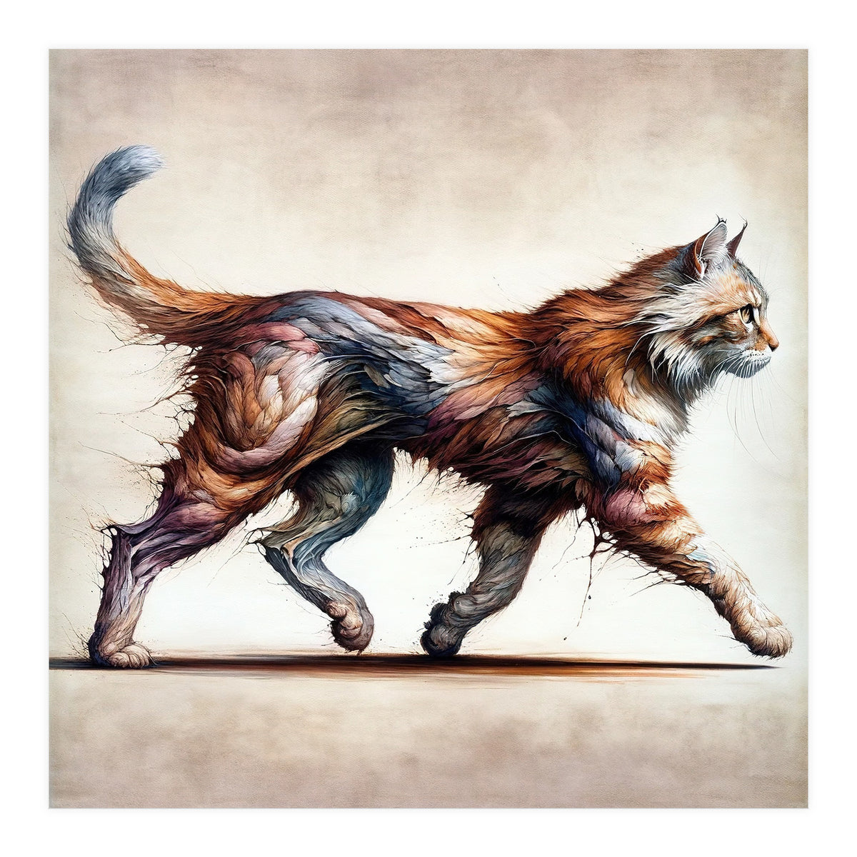 Powerful Cat (Print Only)