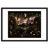 Juan de Arellano / 'Garland of Flowers with Landscape', 1652, Spanish School. thumbnail