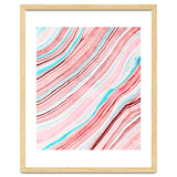 Between the Lines, Pastel Watercolor Abstract Painting, Subtle Neutral Minimal Illustration thumbnail
