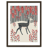 Fawn in a Winter Landscape thumbnail