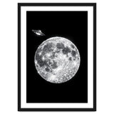 Diamond moon and UFO thumbnail