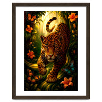 Leopard in Retro Contemporary Aesthetics