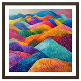 Vibrant Rainbow Rolling Hills Landscape thumbnail