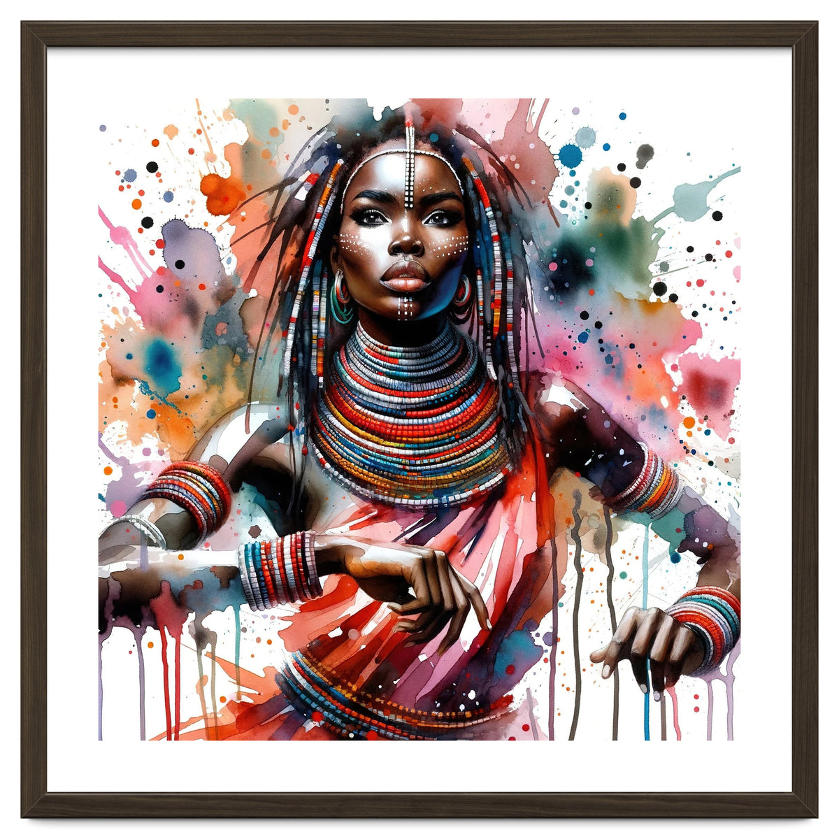 Beaded Majesty Dancer Portrait