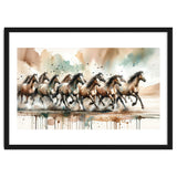 Running Horses Panorama thumbnail
