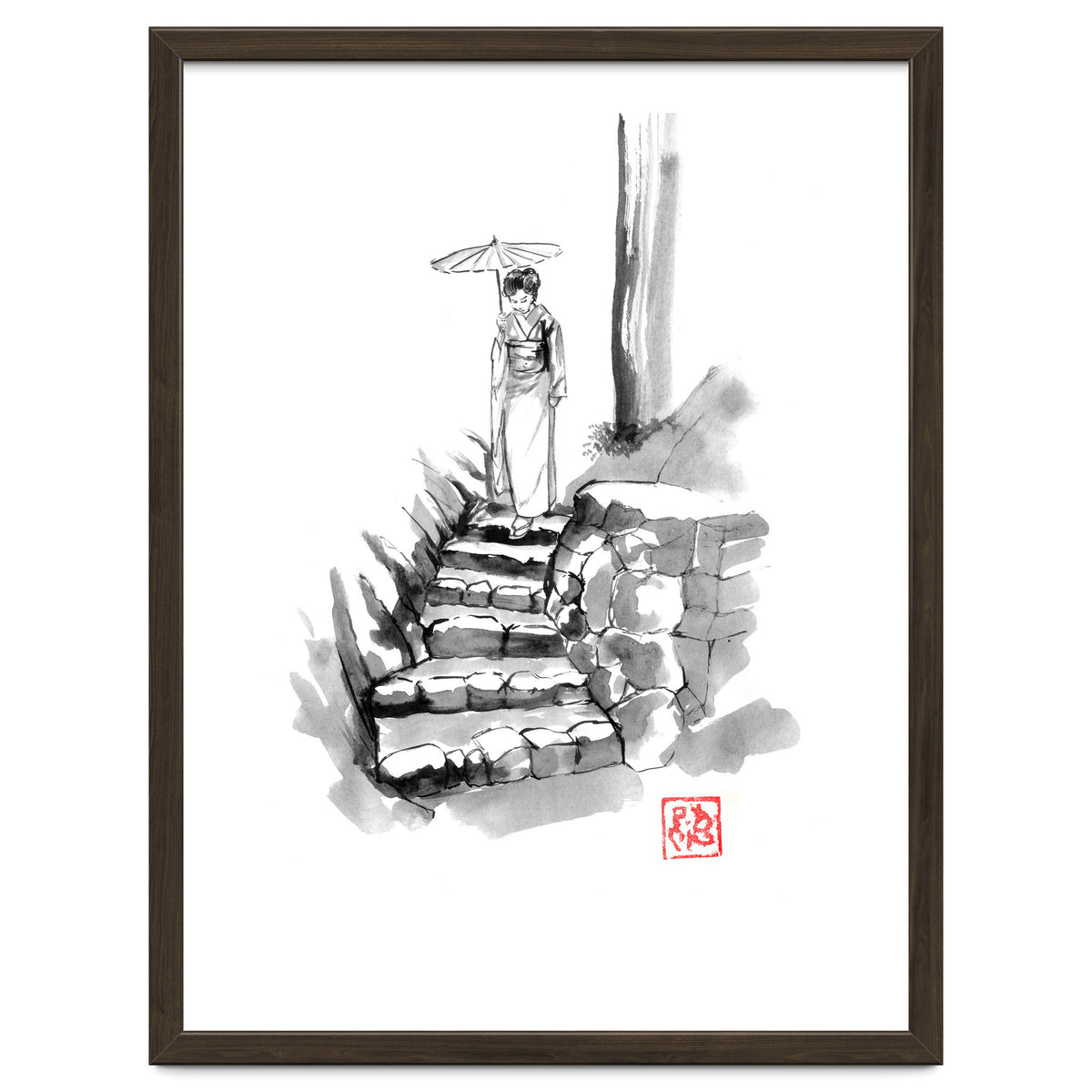 woman Descending Stairs