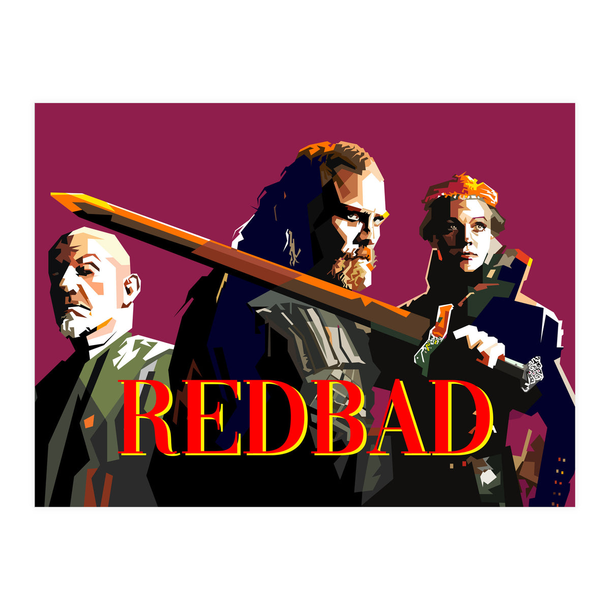 Redbad Sword Knight Movies Trending Now Landscape (Print Only)