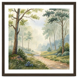 Atmospheric Forest Watercolor Painting thumbnail
