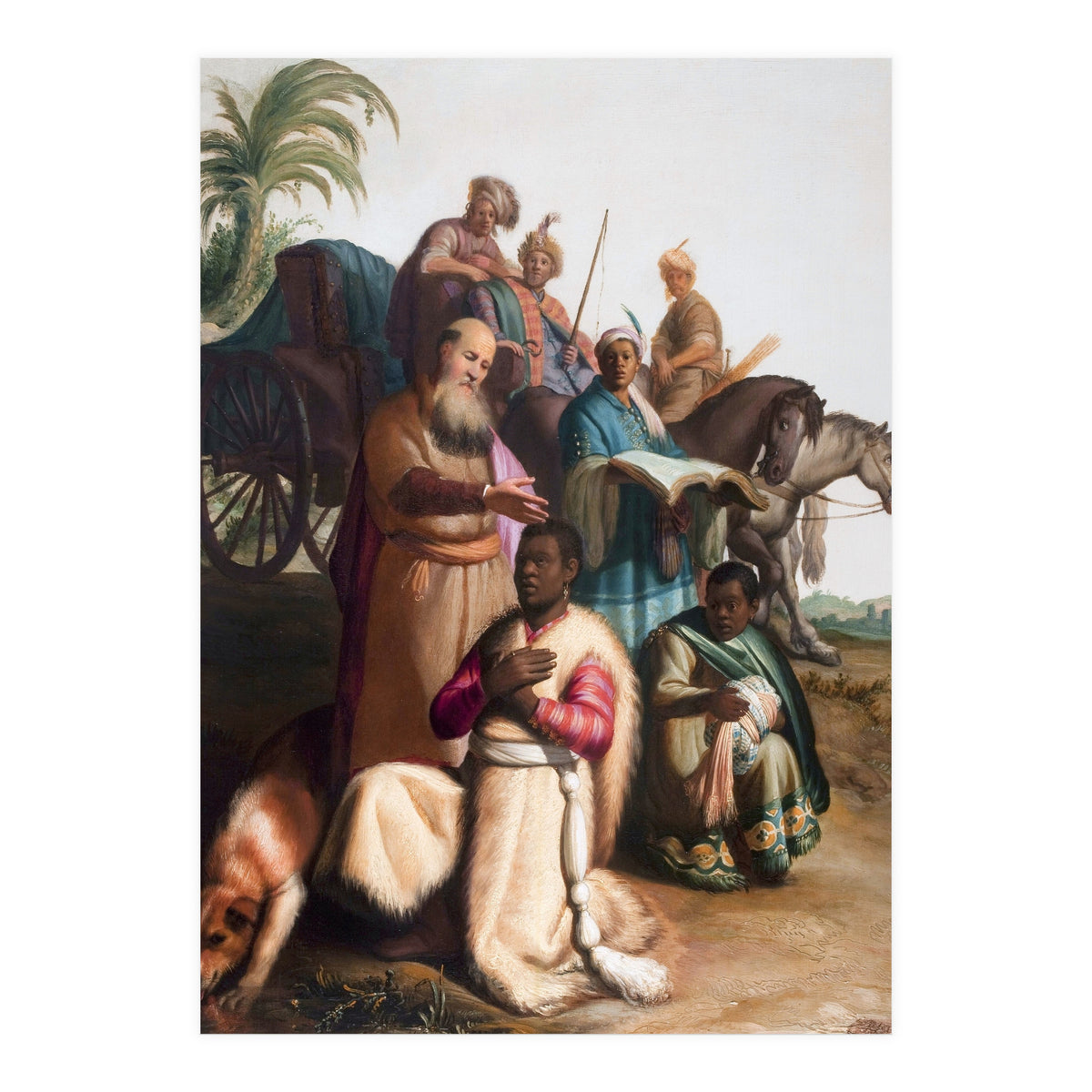 Rembrandt – The Baptism of the Eunuch (1626) (Print Only)