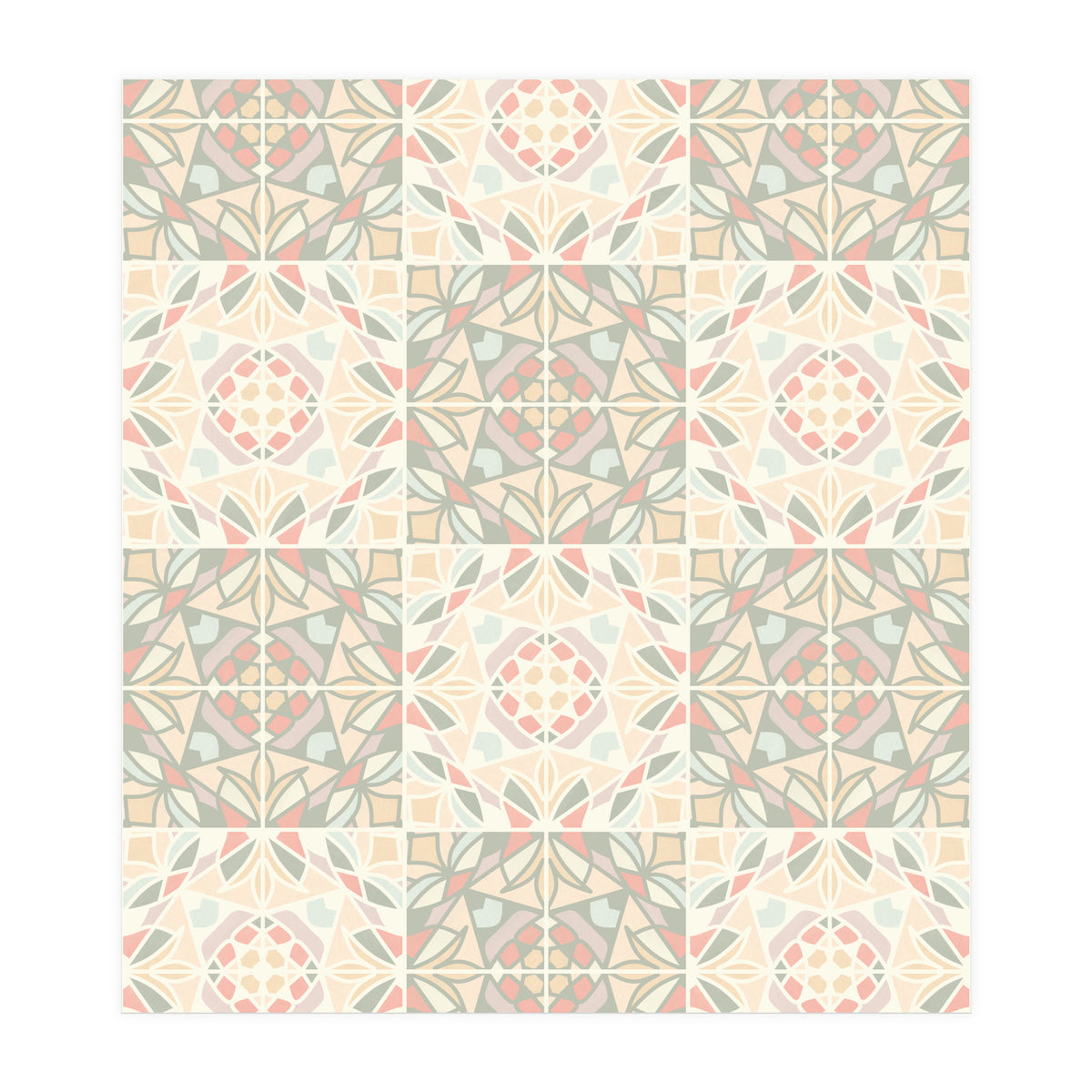 Kaleido Glass Pastels Tiles (Print Only)