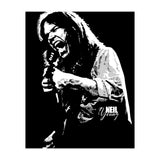 Neil Young Musician Legend in Grayscale 2 (Print Only) thumbnail