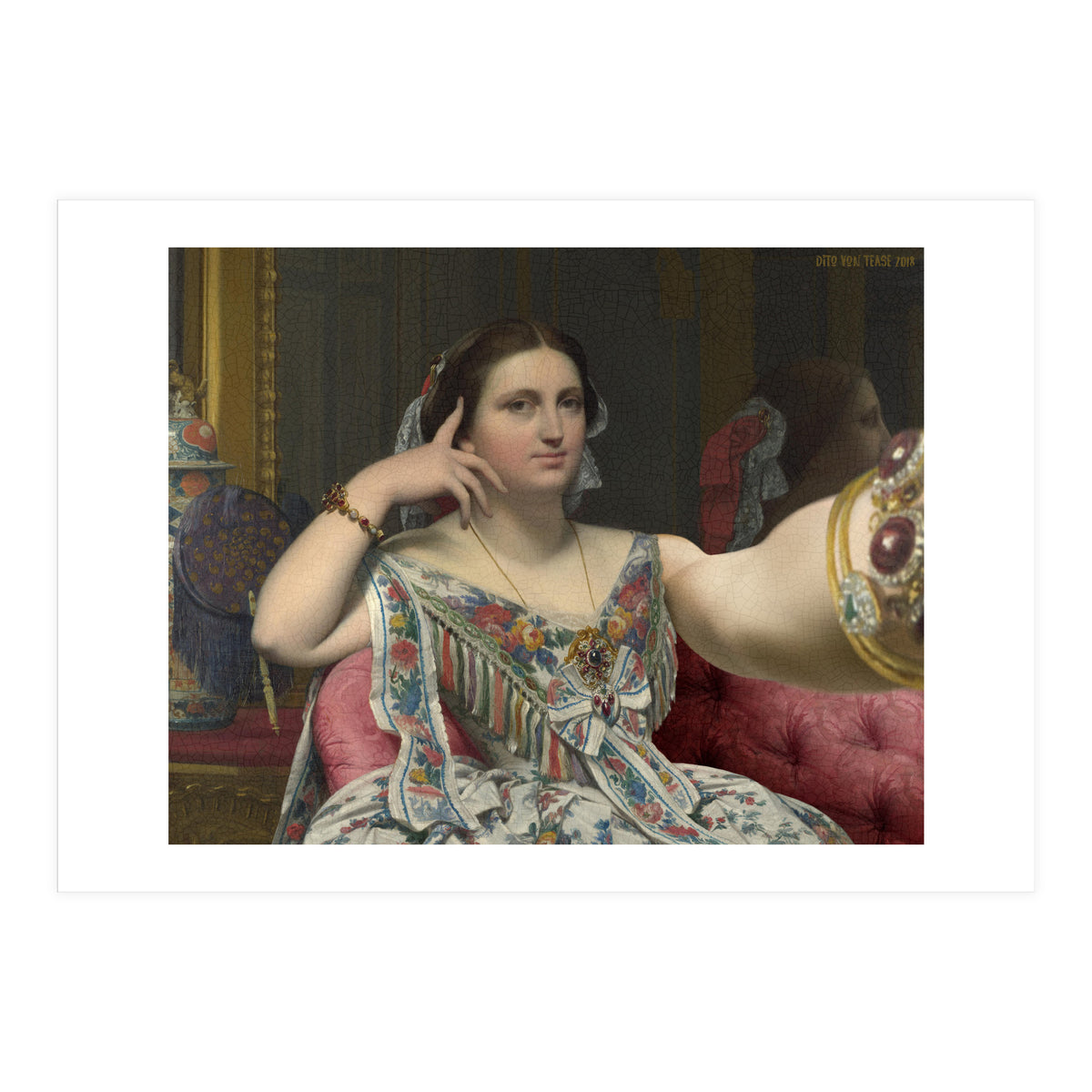 Madame Moitessier - Ingres - Selfie (Print Only)