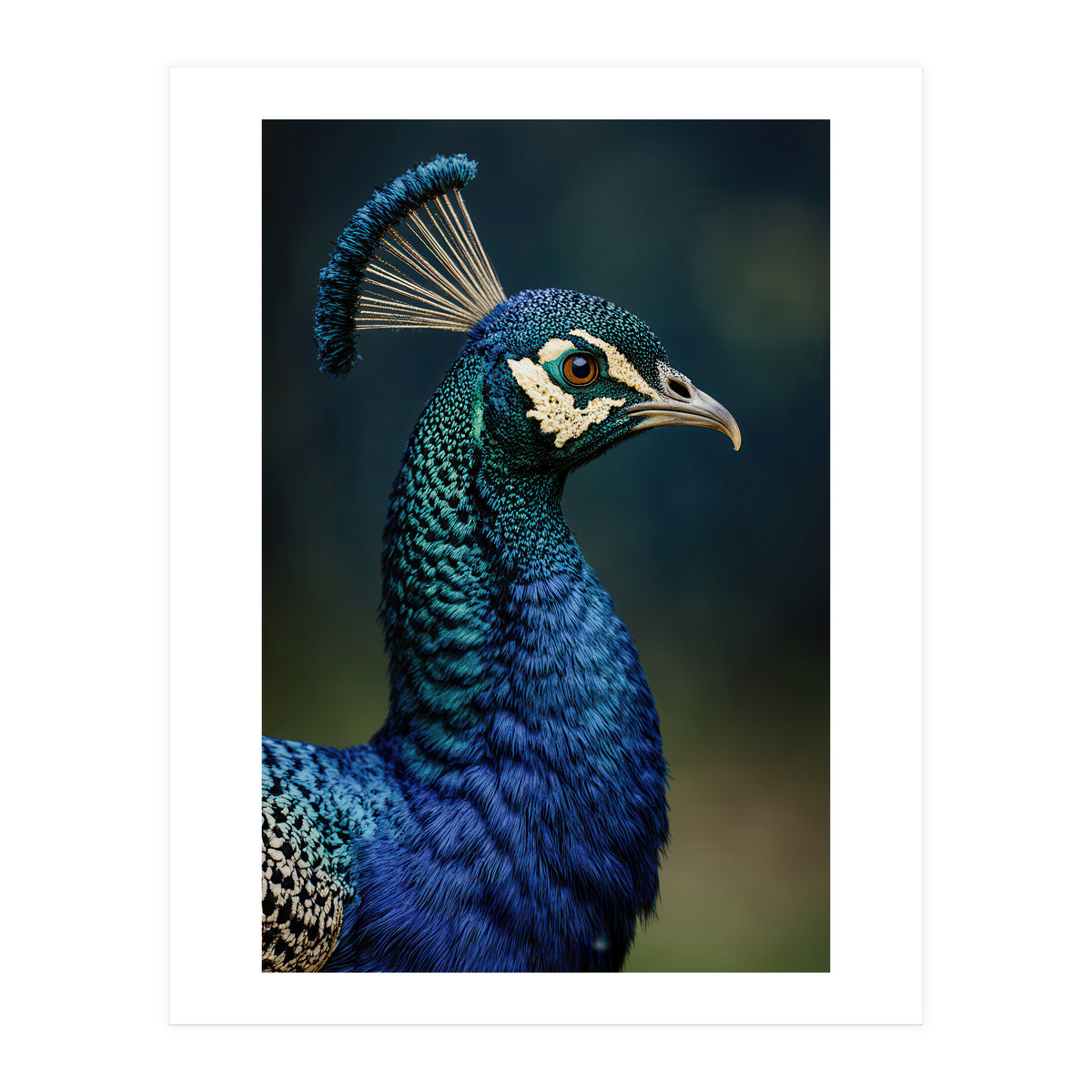 Peacock Portrait Photography (Print Only)
