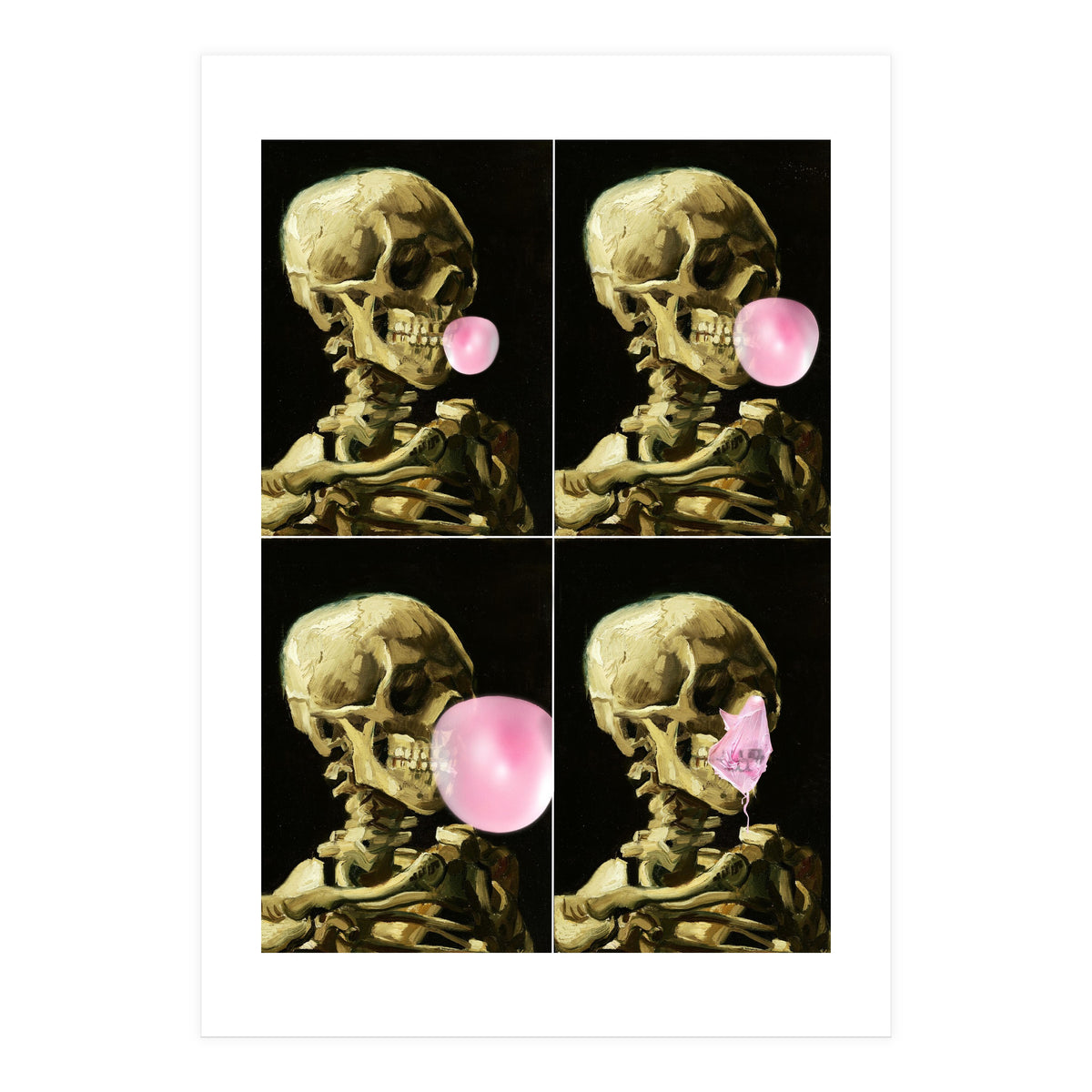 Skull Gum Explosion (Print Only)