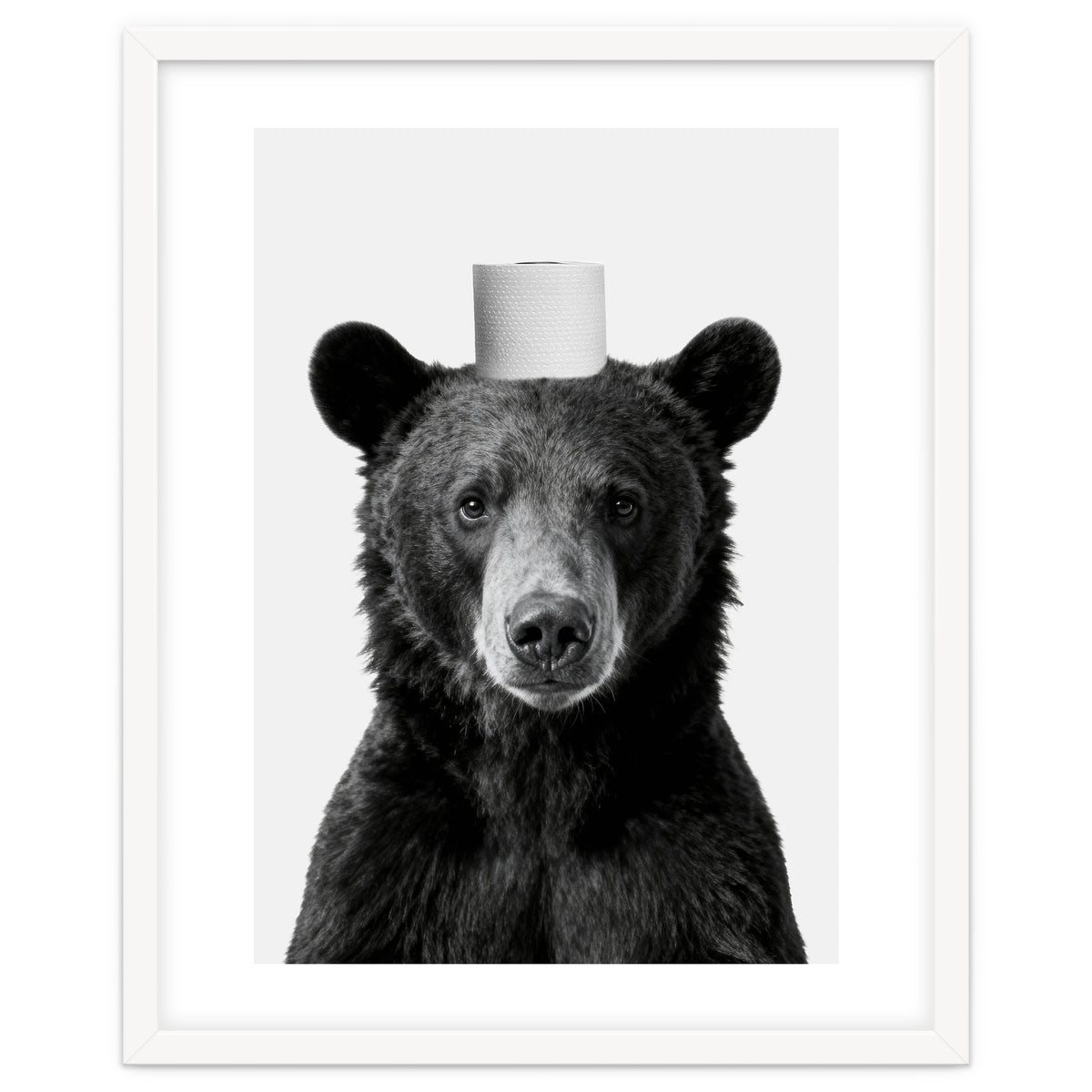 Bear, Toilet Paper Crown, Nursery Animal Art for Children