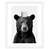 Bear, Toilet Paper Crown, Nursery Animal Art for Children
