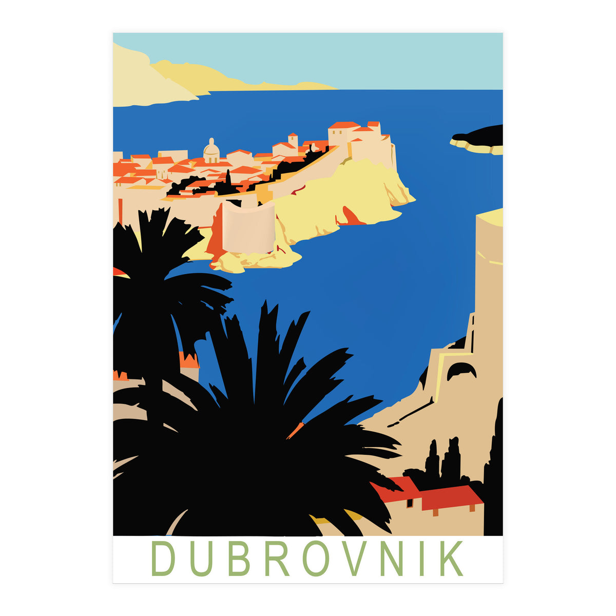 Dubrovnik, Adriatic Sea, Croatia (Print Only)