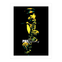 Phil Woods American Jazz Saxophonist Legend (Print Only)